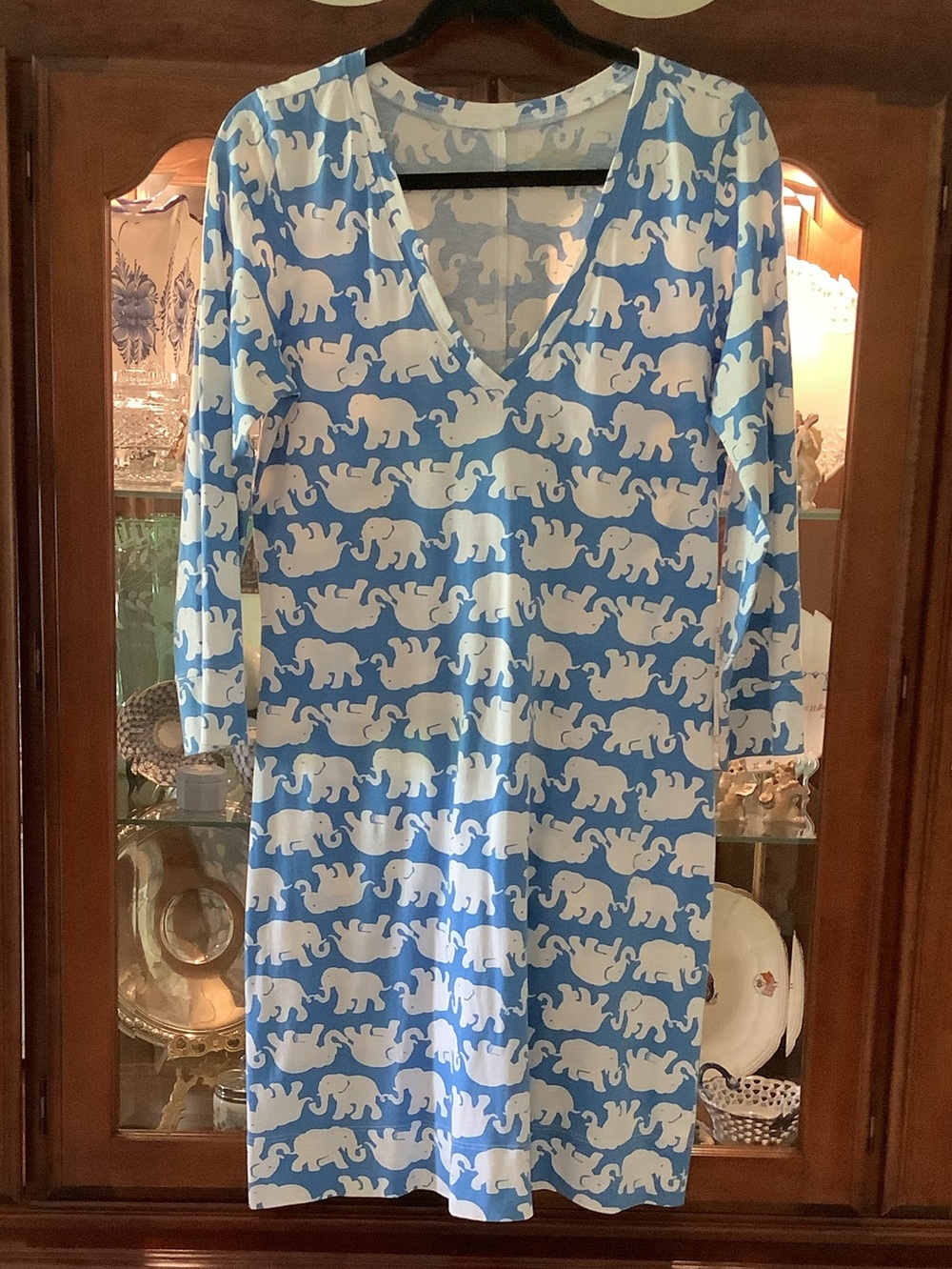 Lilly Pulitzer Christie V-Neck T Shirt Dress~M